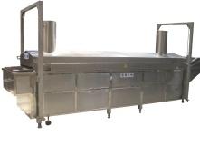 Electric-type network with a continuous fryer